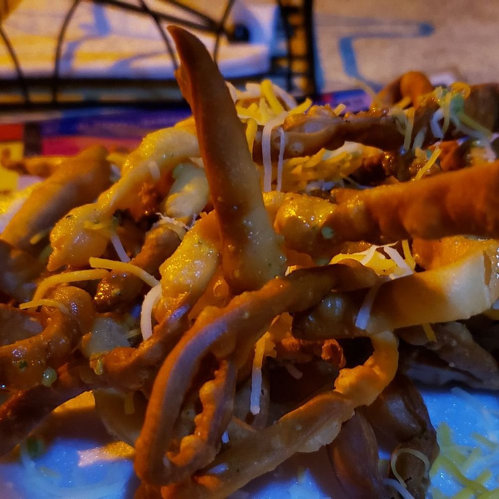 Bistro del Mar - Coconut fries - over-fried and underwhelming - Food Trucks Near Me