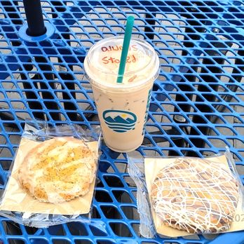 Cali Coffee - Iced gold rush coffee, lemon poppy seed, and chocolate chip muffin tops. - Coffee & Tea Near Me - Lake Worth, Florida Cali Coffee - Iced gold rush coffee, lemon poppy seed, and chocolate chip muffin tops. - Coffee & Tea Near Me - Lake Worth, Florida