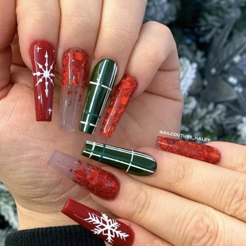 EV Nail Studio - Christmas nails! - Nail Salons Near Me - Kent, Washington