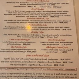 Menu as of 9/8/26