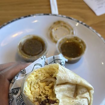 Fantastic Cafe - Egg and bacon breakfast burrito - Diners Near Me - Norco, California