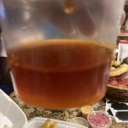 Oil removed from the conch and turkey Oil removed from the conch and turkey