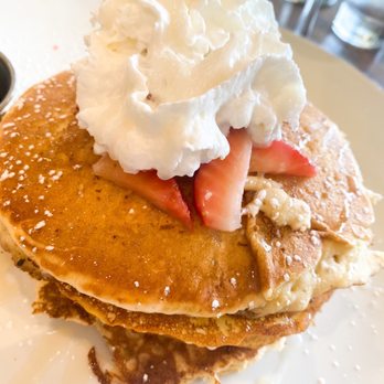 Stirr - Strawberry shortcake pancakes - New American Near Me - Dallas, Texas Stirr - Strawberry shortcake pancakes - New American Near Me - Dallas, Texas