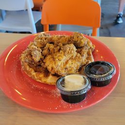 Chicken and waffles