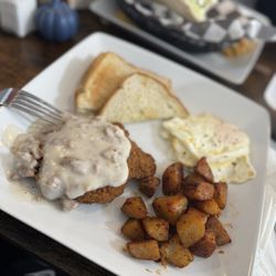 Widewater Grille - Country Fried Steak and Egg Breakfast