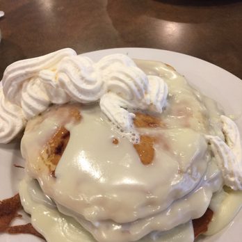 Bob Evans - This was my cinnamon pancakes deluxe.  The service at Bob Evans was WONDERFUL. - Breakfast & Brunch Near Me - Springfield, Ohio