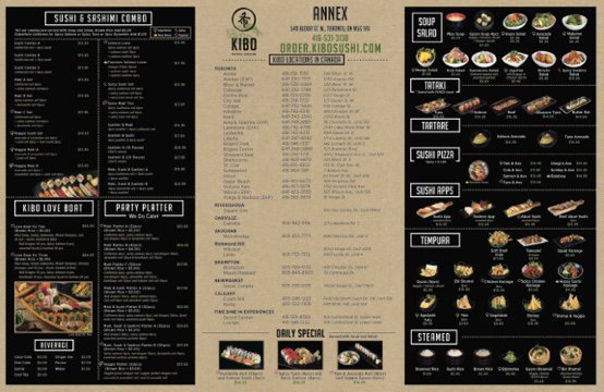 Menu photo 2 Kibo Sushi House Oakville, ON Menu photo 2 Kibo Sushi House Oakville, ON