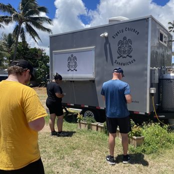 Eighty Chicken Sandwiches - Waiting for the truck to open - Sandwiches Near Me - Kahuku, Hawaii Eighty Chicken Sandwiches - Waiting for the truck to open - Sandwiches Near Me - Kahuku, Hawaii