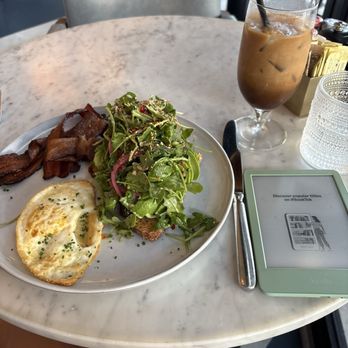 The Pembroke - Avocado toast with a side of bacon and eggs. - New American Near Me - Washington, DC, District of Columbia The Pembroke - Avocado toast with a side of bacon and eggs. - New American Near Me - Washington, DC, District of Columbia