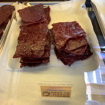 Fragrant Jerky - Fly  in glass cases - Chinese Near Me - Rosemead, California