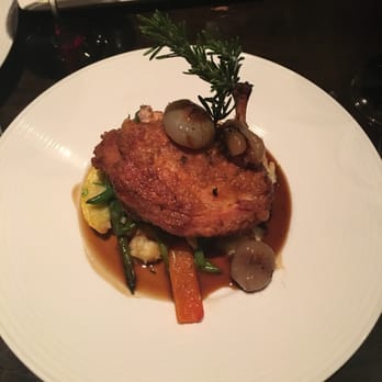 Carisma - Galletto al mattone (27) - Grain Fed Half Chicken, Caramelized Cipollini Onion, Balsamic Pan Jus - Italian Near Me - Toronto, Ontario