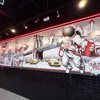 Gyro Hut - Inside wall mural - Mediterranean Near Me - Richmond, Texas