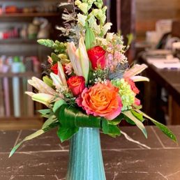 Special arrangement for someone special to me.  Thank you Dmitry and Flower Imagination!