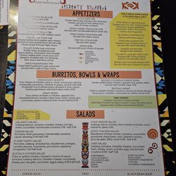 Calamity J - Menu Feb '24
