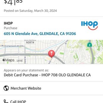 IHOP - Date of purchase - Breakfast & Brunch Near Me - Glendale, California