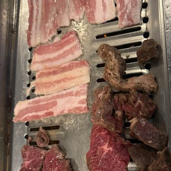 Shinobu Japanese BBQ - Raw meat on grill - Barbeque Near Me - Westminster, California