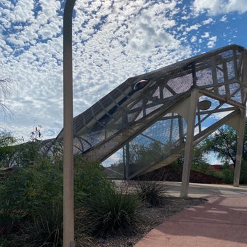 Rattlesnake Bridge - About to enter the snake's mouth - Public Art Near Me - Tucson, Arizona