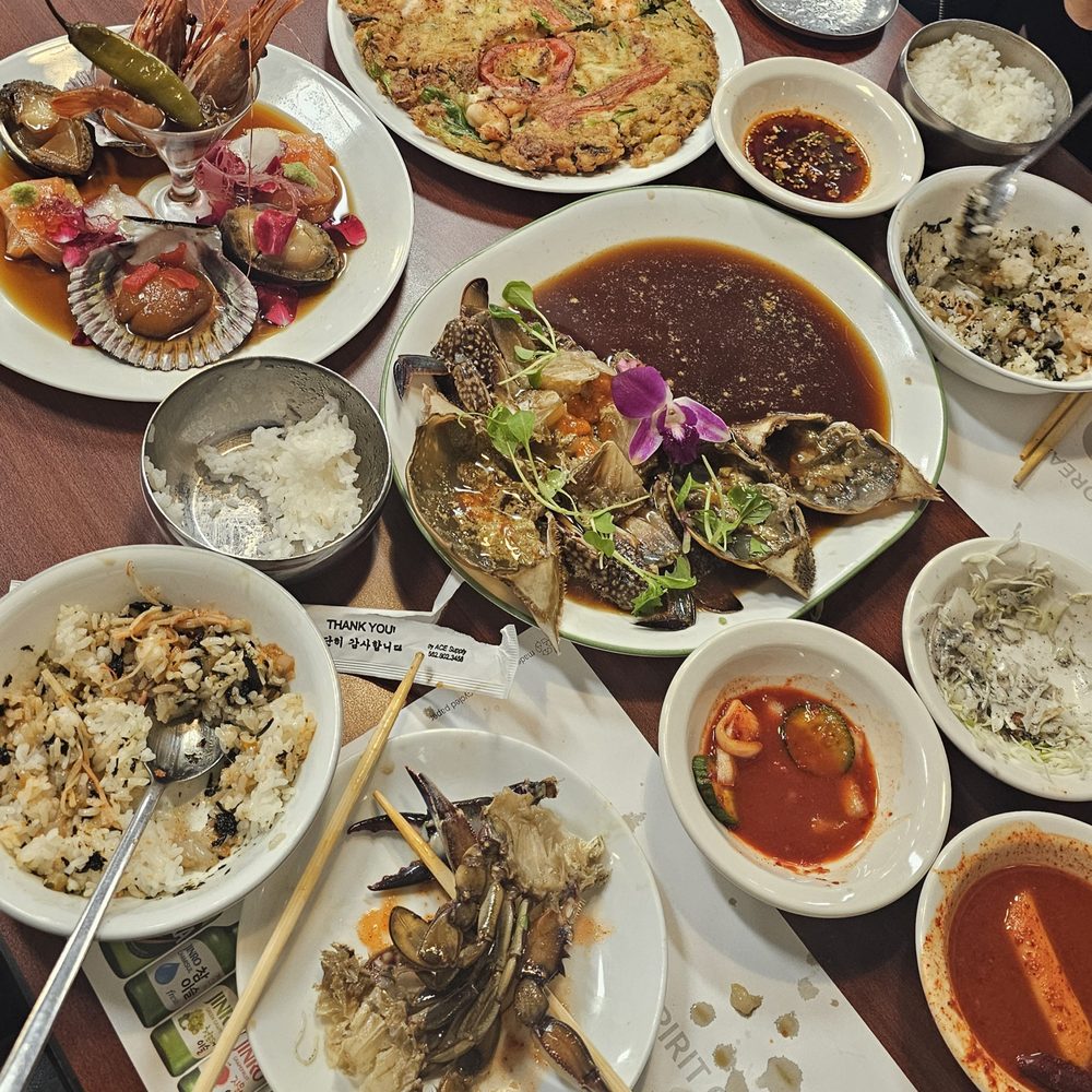 Crab House - Marinated raw seafood in soy sauce, USA & Korea crabs, and seafood pancake. - Korean Near Me - Los Angeles, California