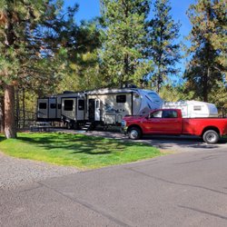 McCall RV Resort - Back in site