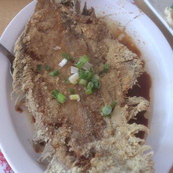 R House - Fried whole sole with soy sauce from lunch menu, $5.95. - Cantonese Near Me - Houston, Texas R House - Fried whole sole with soy sauce from lunch menu, $5.95. - Cantonese Near Me - Houston, Texas
