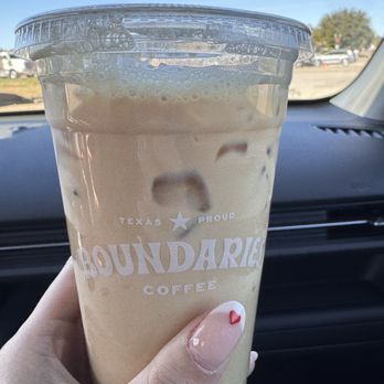 Boundaries coffee - Texas delight iced latte - Coffee & Tea Near Me - Aubrey, Texas