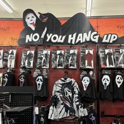 Spirit Halloween - Ha. No, you hang up. No, you hang up.