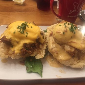 Ruby Slipper Decatur - Egg Benedict, one pork one chicken - Breakfast & Brunch Near Me - New Orleans, Louisiana Ruby Slipper Decatur - Egg Benedict, one pork one chicken - Breakfast & Brunch Near Me - New Orleans, Louisiana