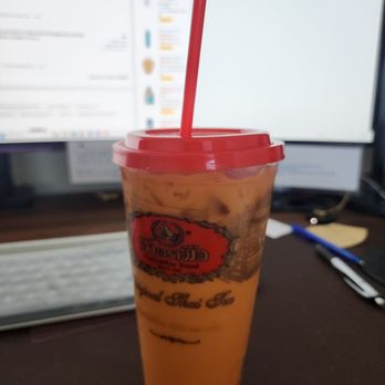ChaTraMue Original Thai Tea - Perfect Thai iced tea - Bubble Tea Near Me - Los Angeles, California