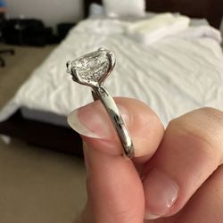 Goldsmith Jewelry Shoppe - Engagement Ring after polishing