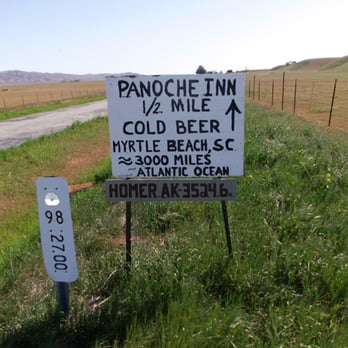 Panoche Inn - "Panoche Inn, 1/2 Mile. Cold Beer. Myrtle Beach 3000 miles. Atlantic Ocean." - Sandwiches Near Me - Paicines, California Panoche Inn - "Panoche Inn, 1/2 Mile. Cold Beer. Myrtle Beach 3000 miles. Atlantic Ocean." - Sandwiches Near Me - Paicines, California