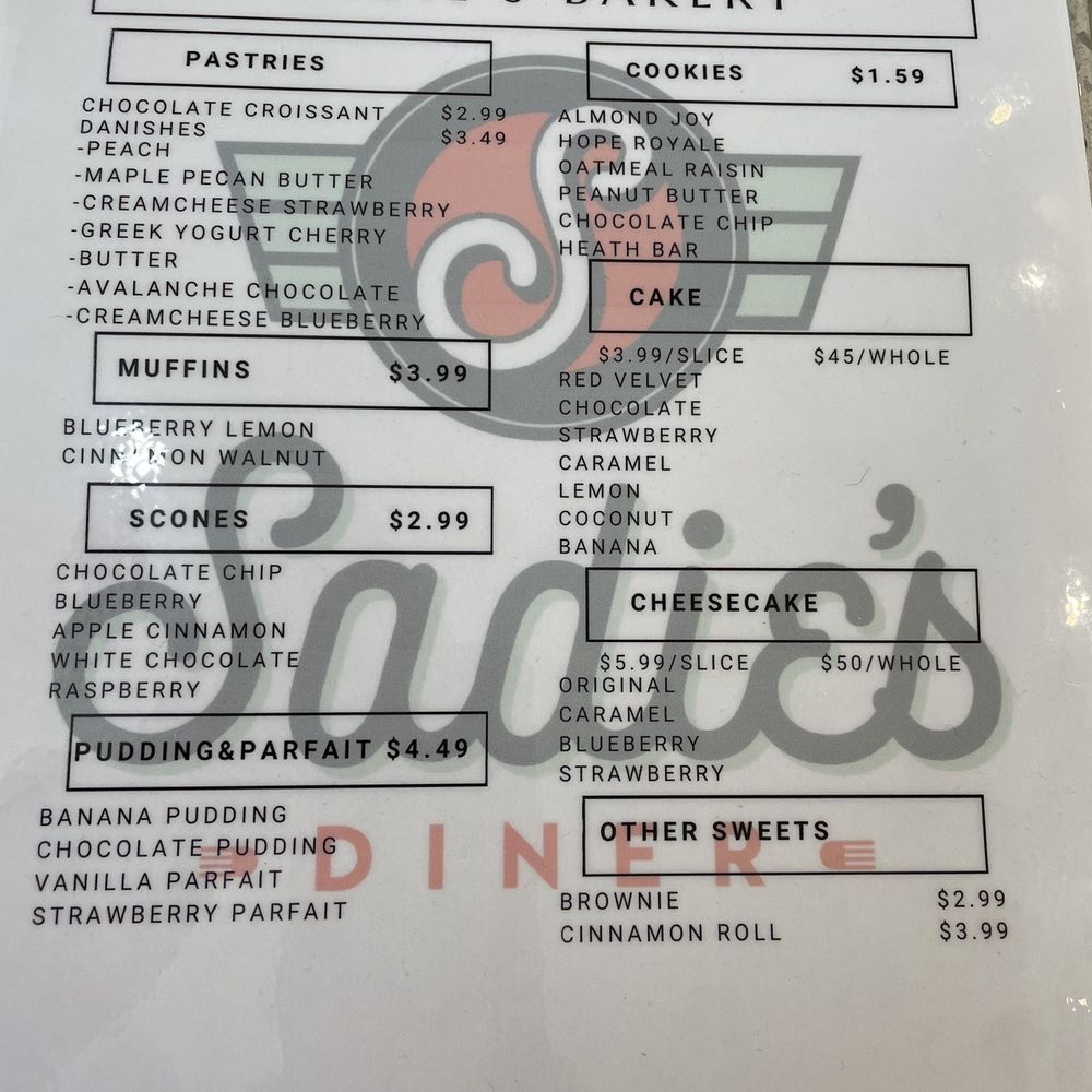 Sadie’s Diner - Bakery - Bakeries Near Me - Vance, Alabama Sadie’s Diner - Bakery - Bakeries Near Me - Vance, Alabama