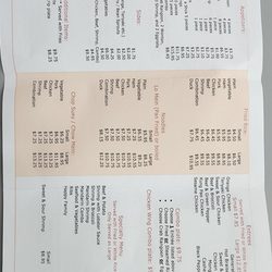 China Express - Menu