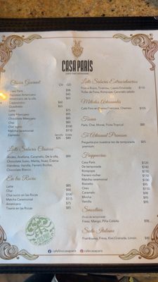 Menu photo 1 Cafe Casa Paris Tijuana, BCN