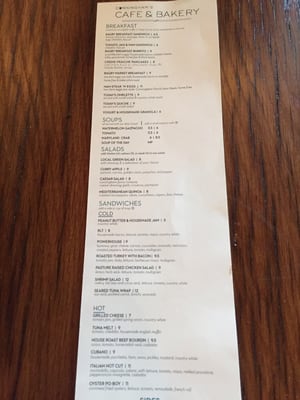 Menu photo 8 Cunningham's Cafe & Bakery Towson, MD