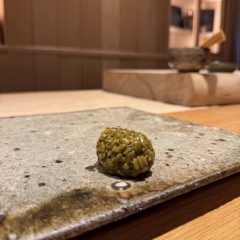 Icca - Abalone liver sauce nigiri - Japanese Near Me - New York, New York