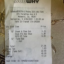I mean I wasn't asking for free food to get treated like that