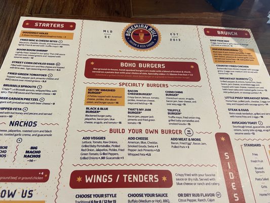 Menu photo 6 Bohemian Bull Mauldin, SC Menu photo 6 Bohemian Bull Mauldin, SC
