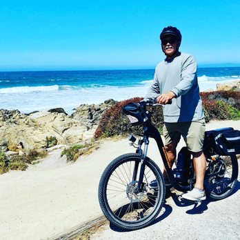 Big Sur Adventures - Taking the ebike out onto 17 mile drive with the mister! Excellent August weather. - Bike Rentals Near Me - Pacific Grove, California