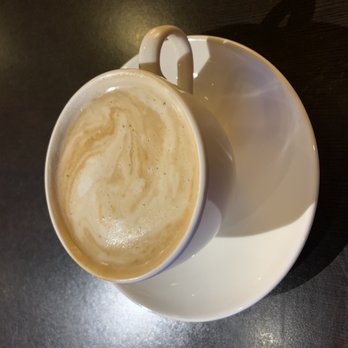 Troubadour Coffee Roasters - Latte with almond milk - Desserts Near Me - Fairview Park, Ohio Troubadour Coffee Roasters - Latte with almond milk - Desserts Near Me - Fairview Park, Ohio
