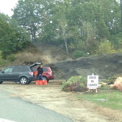 South Portland Recycling and Transfer Station - Leaves and grass. Separate section for brush