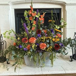 North Side Florist - Centerpiece floral arrangement from recent funeral.