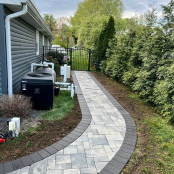 Horse Landscaping Service - paver hallway done in red bank NJ - Lawn Services Near Me Horse Landscaping Service - paver hallway done in red bank NJ - Lawn Services Near Me