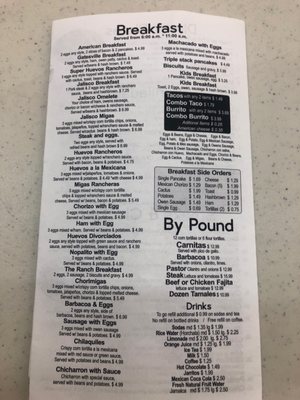 Menu photo 1 New Rodeo Mexican Grill Gatesville, TX