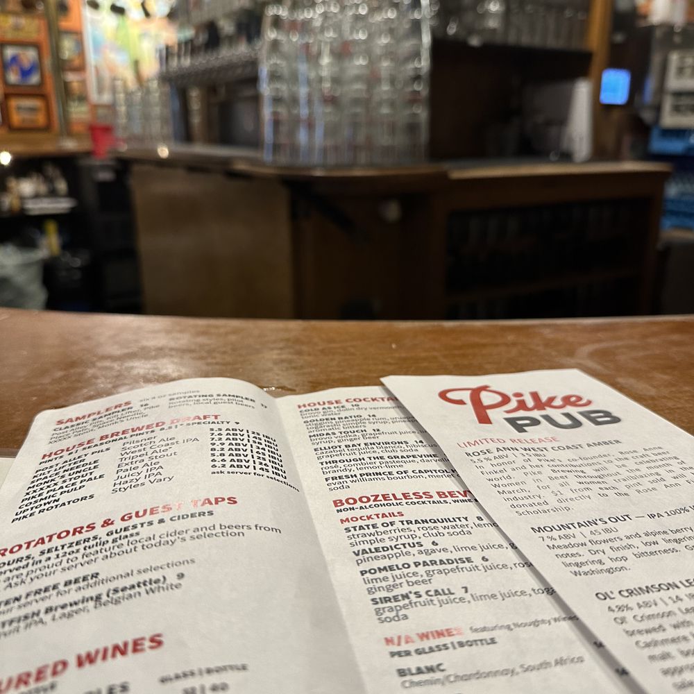 Pike Brewing Company - Menu. - Brewpubs Near Me - Seattle, Washington Pike Brewing Company - Menu. - Brewpubs Near Me - Seattle, Washington