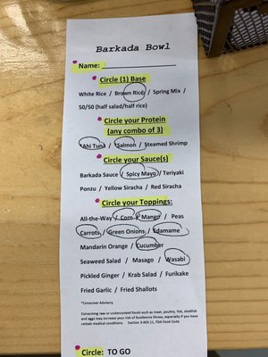 Menu photo 6 Barkada Bowl Cape Canaveral, FL Menu photo 6 Barkada Bowl Cape Canaveral, FL