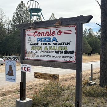 Connie's Deli - Connie's sign - Pizza Near Me - Timberon, New Mexico Connie's Deli - Connie's sign - Pizza Near Me - Timberon, New Mexico