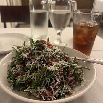Four Bricks By La Crosta - Pistachio arugula salad - lovely salad. I wish I could taste more pistachio. - Italian Near Me - Whittier, California