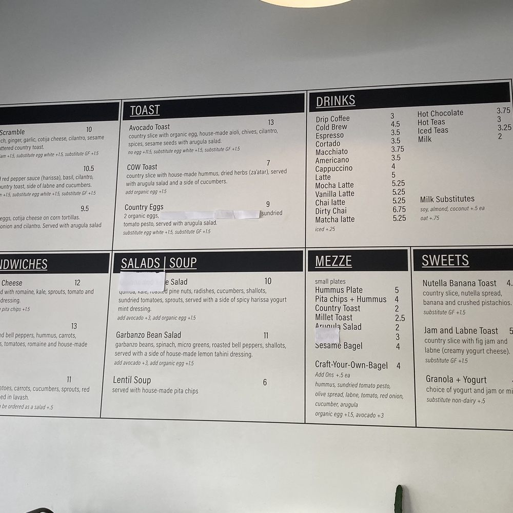 Cow Cafe - Menu - Cafes Near Me - Los Angeles, California