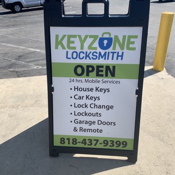 Key Zone Locksmith - Sign - Keys & Locksmiths Near Me - Canoga Park, California