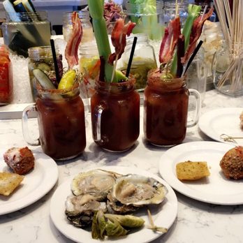 Hash Kitchen - Best ever Bloody Mary bar! Go see Bonnie, the best hostess eva, Adrian for an amazing Bloody, and Chef Daniel for awesome food! - Breakfast & Brunch Near Me - Scottsdale, Arizona Hash Kitchen - Best ever Bloody Mary bar! Go see Bonnie, the best hostess eva, Adrian for an amazing Bloody, and Chef Daniel for awesome food! - Breakfast & Brunch Near Me - Scottsdale, Arizona